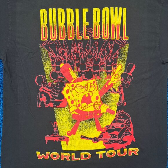 SpongeBob SquarePants Bubble Bowl World Tour Nicktoon Tee L - Picture 2 of 4